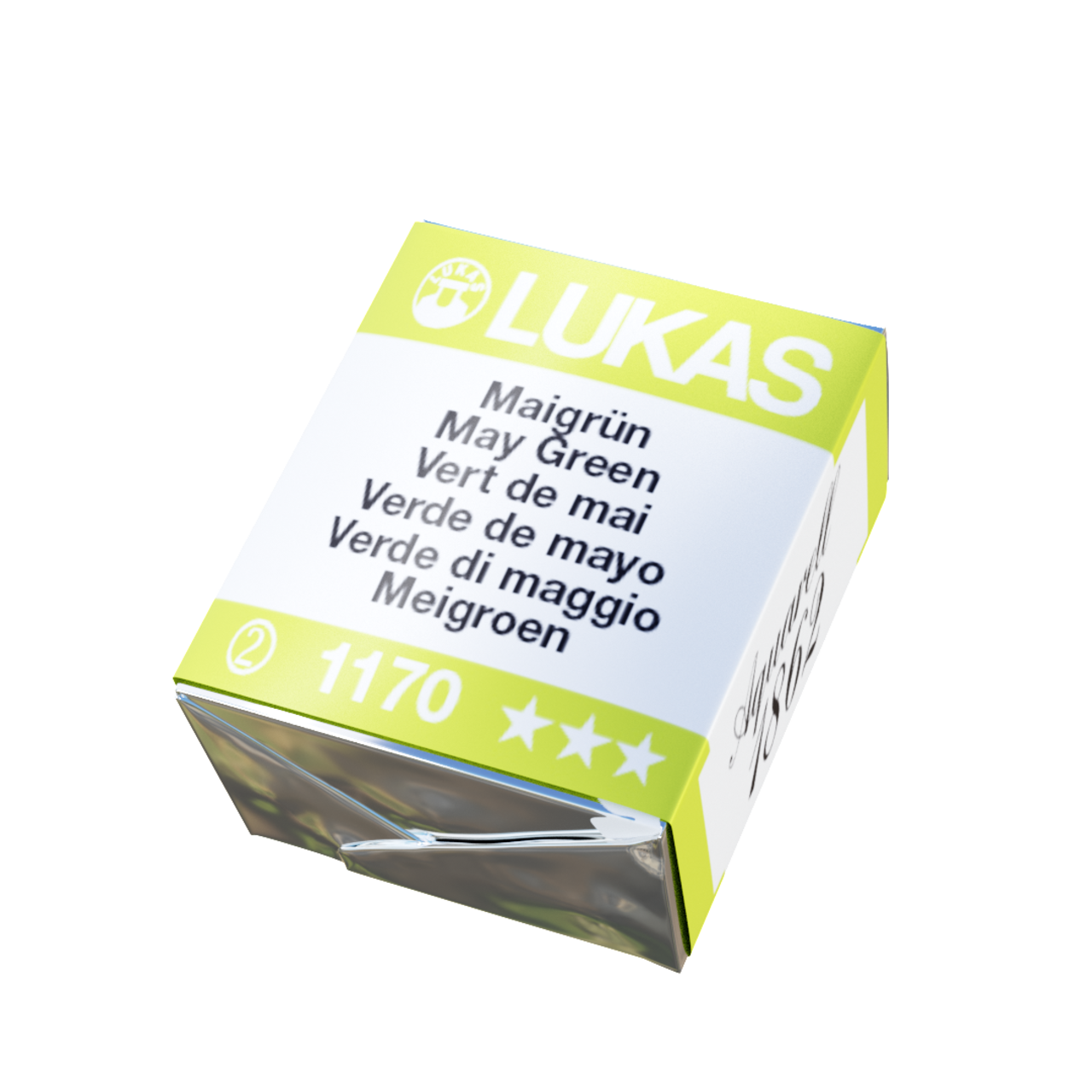 LUKAS 1862 Aquarell Artists' Watercolor Pans, Half Pan - Vibrant Professional Grade Watercolor Paint - Easy-to-Wet, Intense Color, Long-lasting - Ideal for Professional Watercolorists